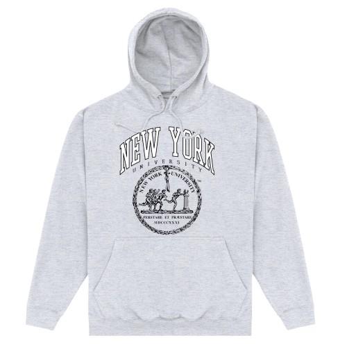 New York University Unisex Adult Crest Hoodie
