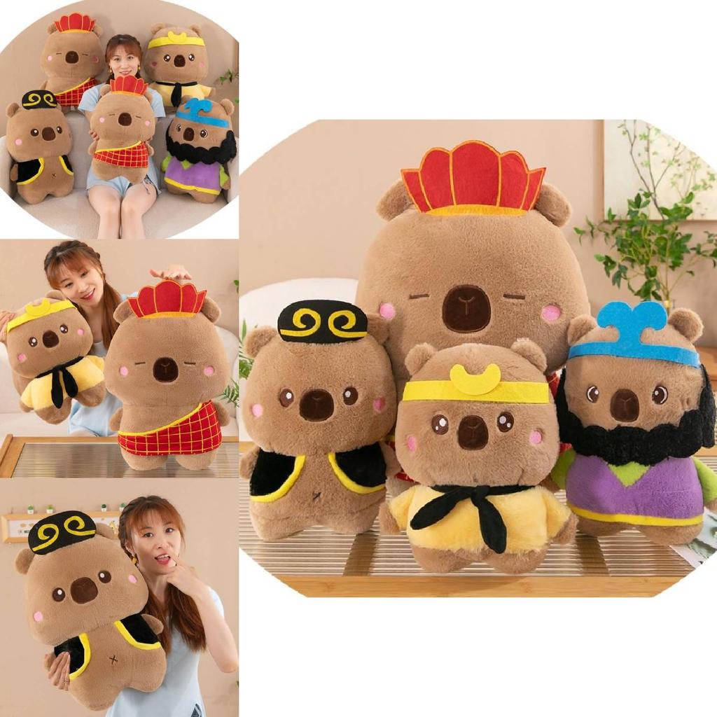 Entzückendes Plüsch-Capybara-Kissen Weiches Stofftier zum Kuscheln vor dem Schlafengehen