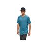 Anta Champion Outdoor Series Solid Color Round Neck Comfortable Moisture Wicking Versatile Short Sleeve T-Shirt Men T-Shirts Parrot-Blue 152520115-1