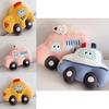Cartoon Police Cars Taxis Cushion With Plush Fabric For Living Room Sofa Lounge Use