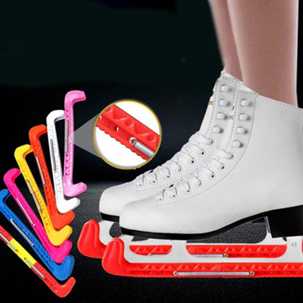 Ice Skate Guards Adjustable Skate Blade Cover Figure Skate Protective Cover Elastic Skate Protector Skating Accessories