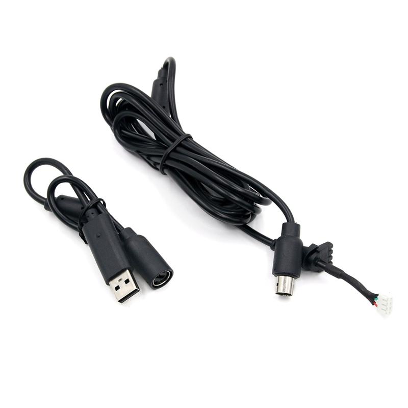 for Grey Black 4 Pin Wired Controller Interface Cable USB Breakaway Cable For 360 Wired Controller Accessories