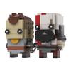 Building Block Set God Of War Kratos And Atreus Game Brickhead Toy Boy