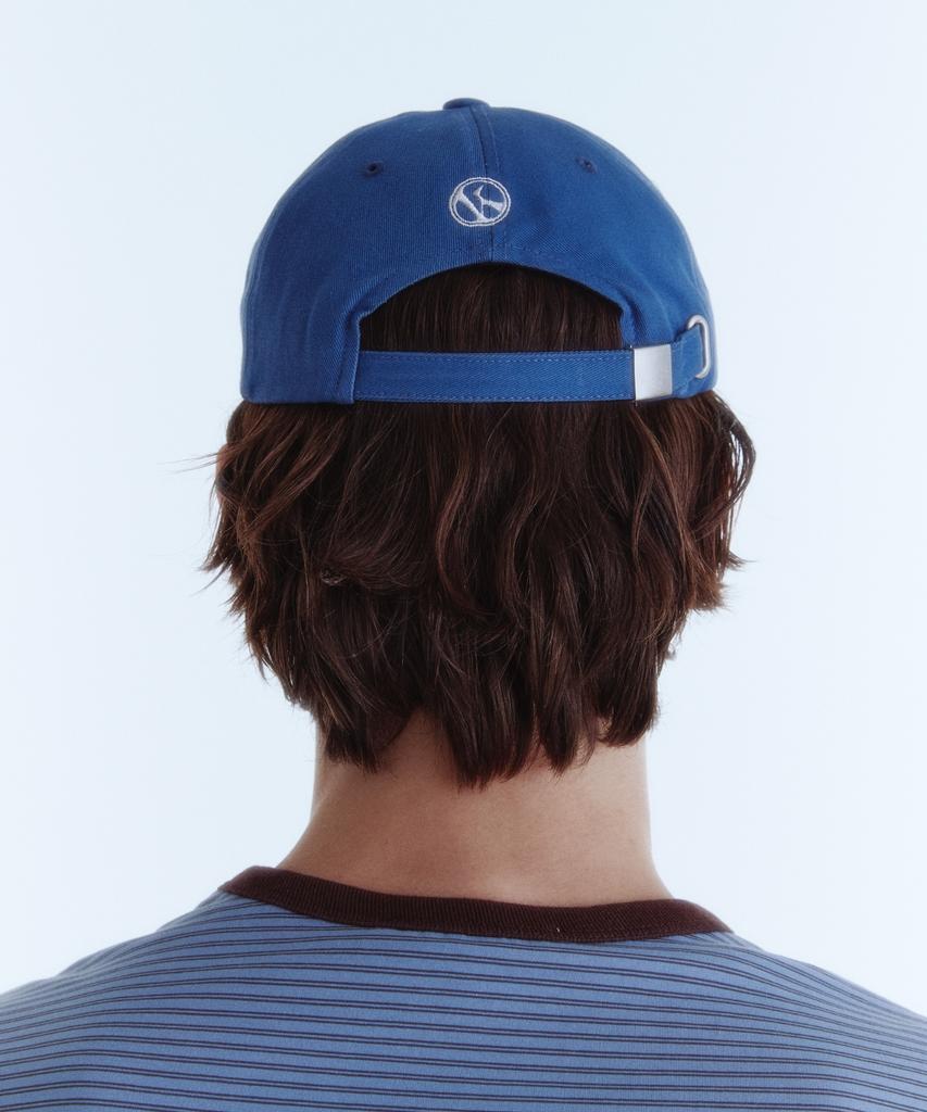 KINETO Oval Classic Logo Ball Cap_Gray Blue
