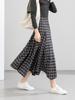 Yifei Women's Retro Plaid Fishtail Skirt, Mid-Length & High-Waisted, 2026 Spring Collection.