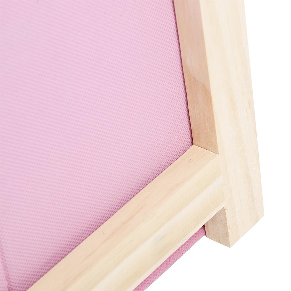 Lovely Pink Cartoon Children Kids Storage Box Wooden Toy Storage Shelf