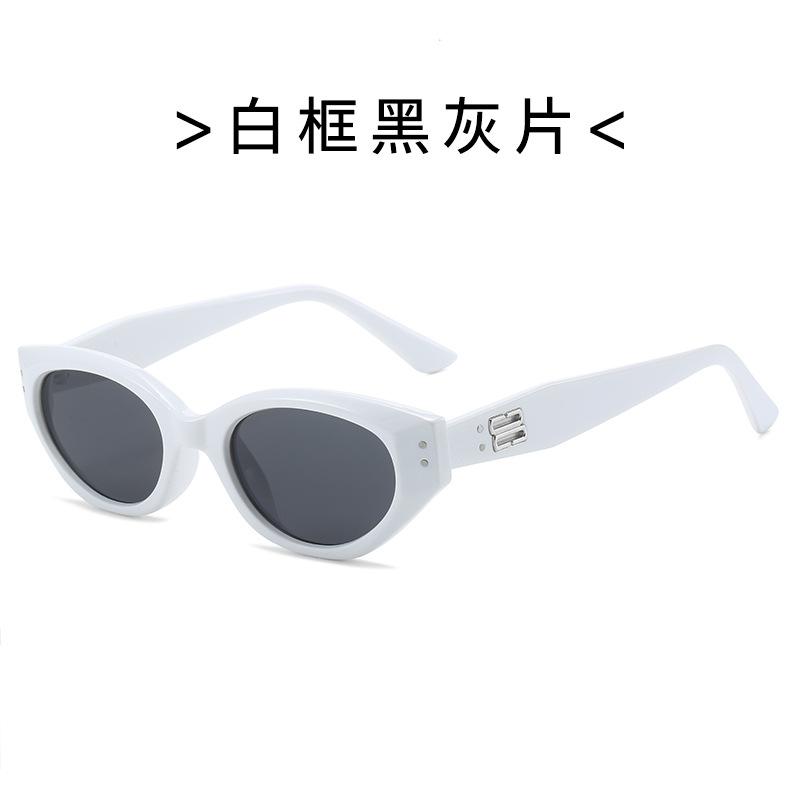 Rivets Decoration Sunglasses Women Cat Eye Shape Uv Protection Men Sun Glasses High Quality Female Sun Glass