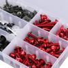 Bruce & Shark Fairing Bolt Screw Bodywork Kit for Yamaha YZF R6 R1 R3 R25 FZ07 FZ09 Universal Red