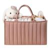 Floral Beige Foldable Mommy Bag Multi-Pocket Diaper Storage Bag  Baby Shower Gift