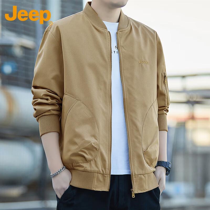 JEEP Men s Spring Autumn Casual Bomber Jacket XL