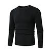Men S Slim Fit Crew Neck Long Sleeve Knit Sweater Autumn Casual