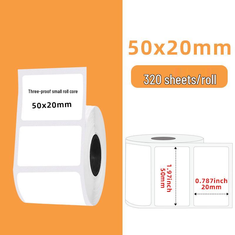 Gradient Laser Thermal Label Paper for Phomemo M220/M221/M120 - 50mm Round