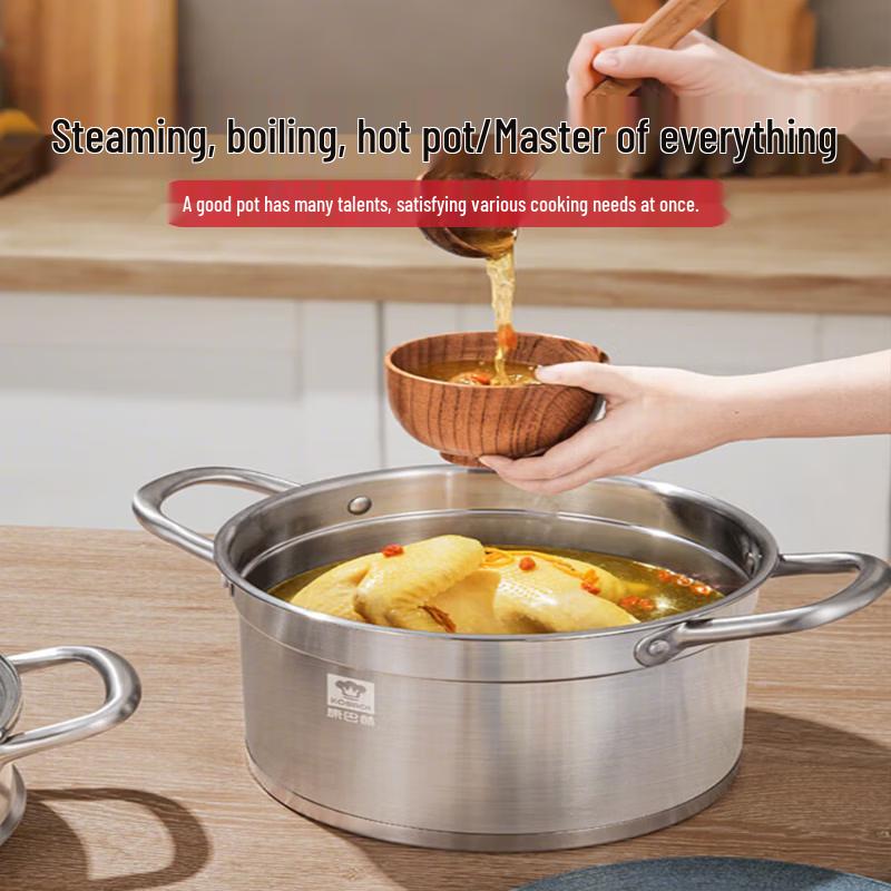 Kambach 304 Stainless Steel 22cm Soup Stew Pot