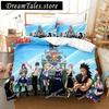 Fashion 3D Print Anime Bed Sheet Faity Tail Bedding Set Single Twin Full Queen King Size Bed Set Adult Edroom Duvet Cover Sets74