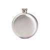 Stainless Steel Round Whiskey Flask 5/8 Oz Hip Flask Portable Pocket Wine Flagon  Outdoor