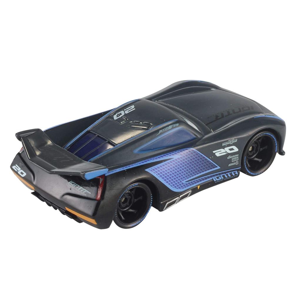 Cars 3: Crossroads Mattel 1:55 Diecast Miniature Car Jackson Storm (1 Pack)  MATTEL 2017 CARS 3 JACKSON STORM [Used] Disney PIXAR Character Car Movie