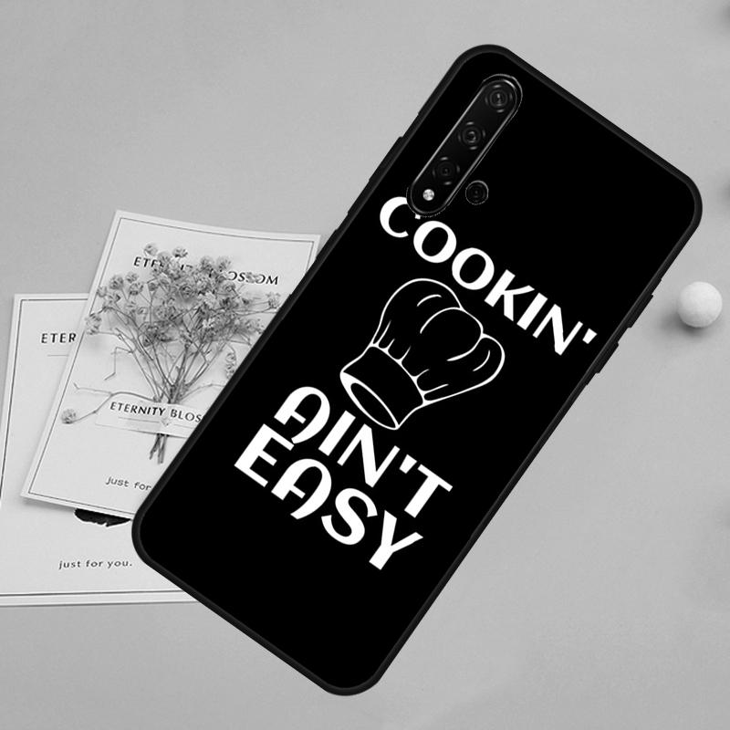 Baking Cook Chef For Huawei Nova Y91 Y61 Y60 Y70 Y72 Y73 Y90 9 10 SE 7i 8i 11i 12i P30 P40 Lite P60 Pro Case