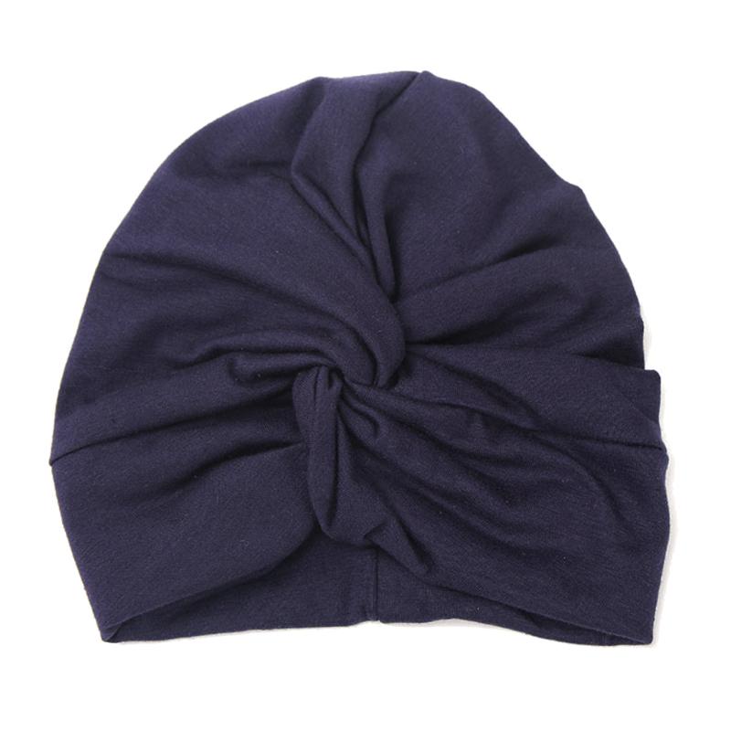 Cute Baby Hat Cotton Soft Turban Knot Summer Hat Newborn Cap For Baby Girls