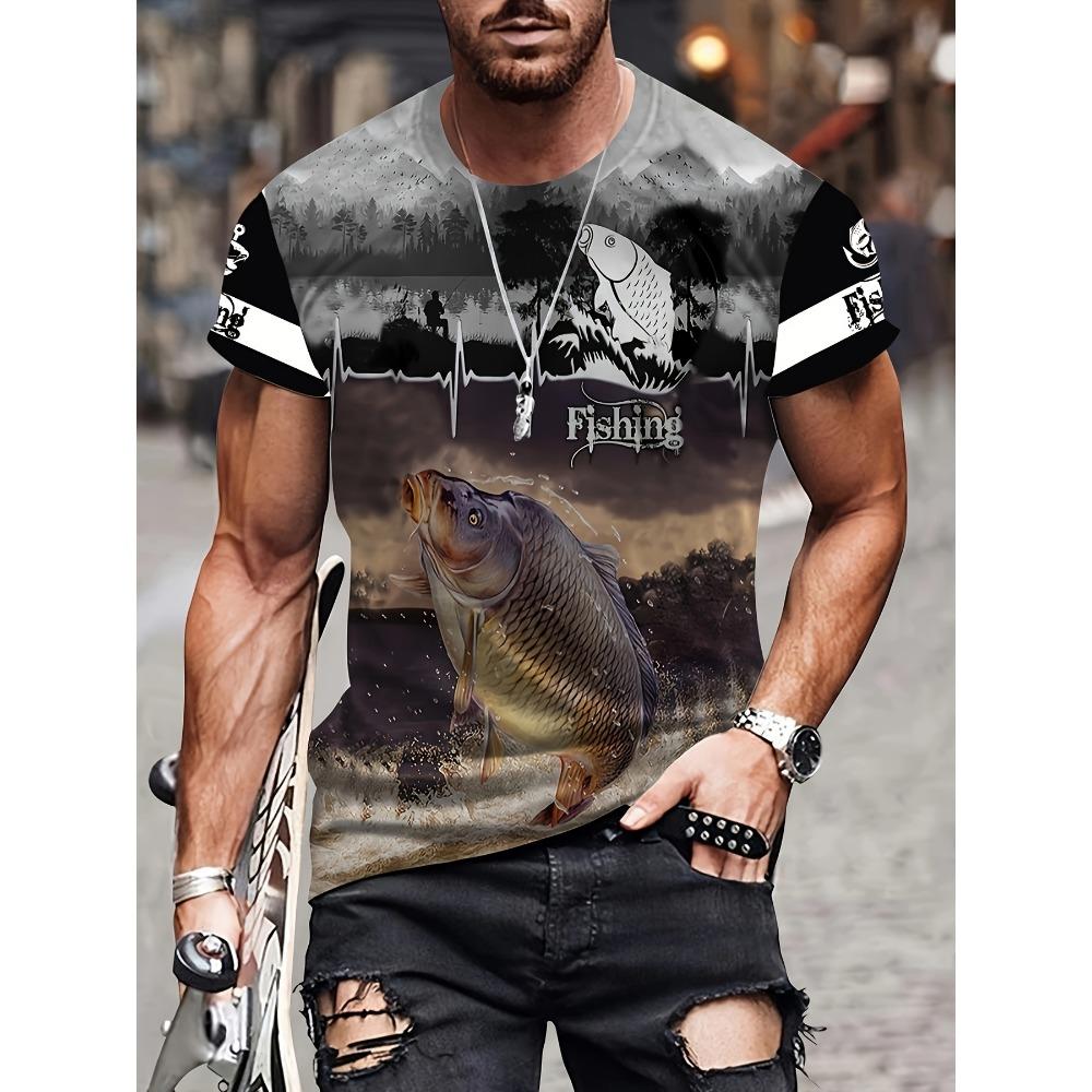 

Men s T-shirt Fashion Round Neck Short Sleeve Top 2XS