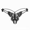 Erotic Underwear, Sexy Lace, Women's Erotic Underwear, Butterfly Section Open T-pants, Thong.