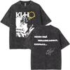 Viktor Tsoi Kino Nuit Vintage Lavé T-shirts Classique Russe Rock Gothique T-shirts Unisexe Femmes Décontracté Coton Surdimensionné T-shirt