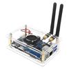 Orange Pi 5B Transparent Acrylic Case with Fan, WIFI, Bluetooth Receiver, and Orange Pi 5 Protection.