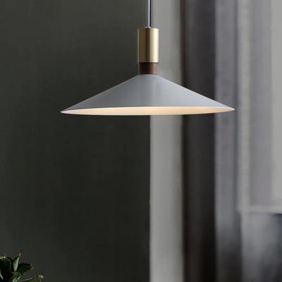 Nordic Minimalist Black LED Chandelier for Dining Room or Bar Counter