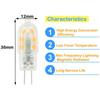 G4 2W LED Bulb,20W Equivalent Halogen Bulbs,Transparent PC cover,AC/DC12V,200LM