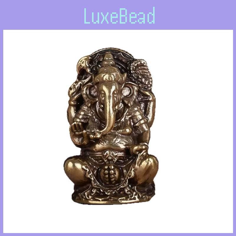 Buddhist Lord Ganesha Statue Elephant God Sculptur Desktop Ornaments Decorative