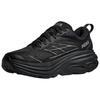HOKA One One Bondi 8 Textile, Synthetic Leather Slip Resistant, Abrasion Resistant, Breathable, Rebound Running Shoes 1155391-BKSV