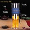 DKADI Double-Layer Tea Separation Glass Cup