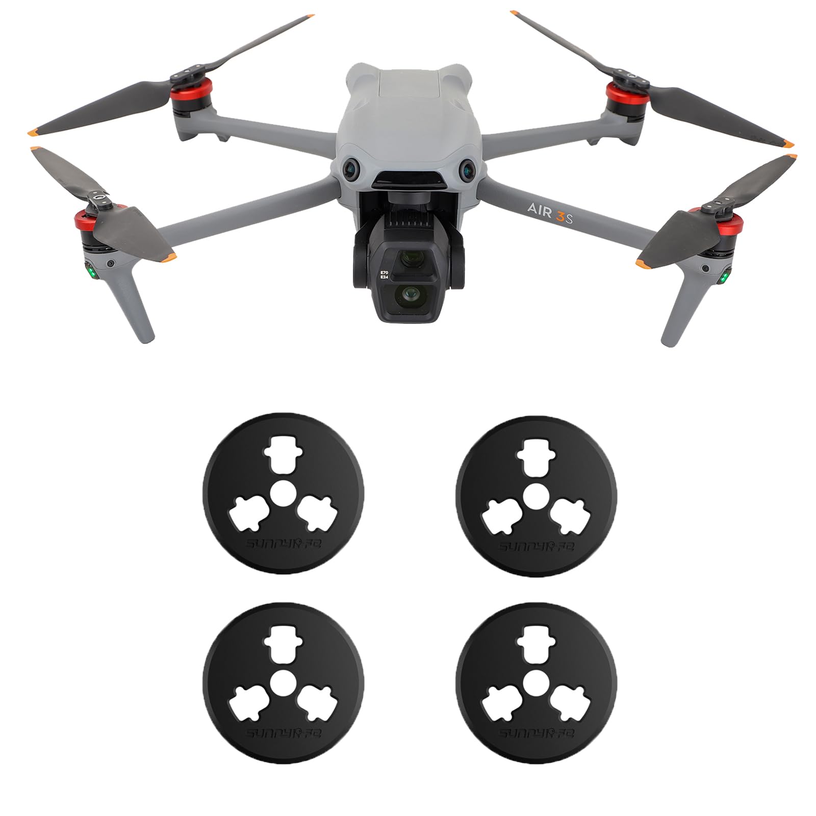 

Кришка двигуна дрона AIR 3S Універсальна кришка двигуна DJI Air 3 3 Pro 3 Захисний чохол із алюмінієвого сплаву подовжує термін служби пилонепроникного та
