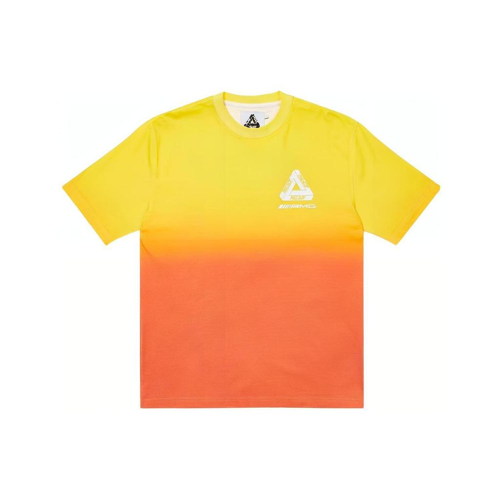 Palace X AMG 2.0 Los Angeles T-Shirt Yellow/Red Unisex Tops Multi-Color P22AMGTS002