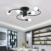 6 Heads LED Ceiling Lamp for Living Room Nordic Dome Light Home Decoration Lighting Natural Light Lighting Chandelier