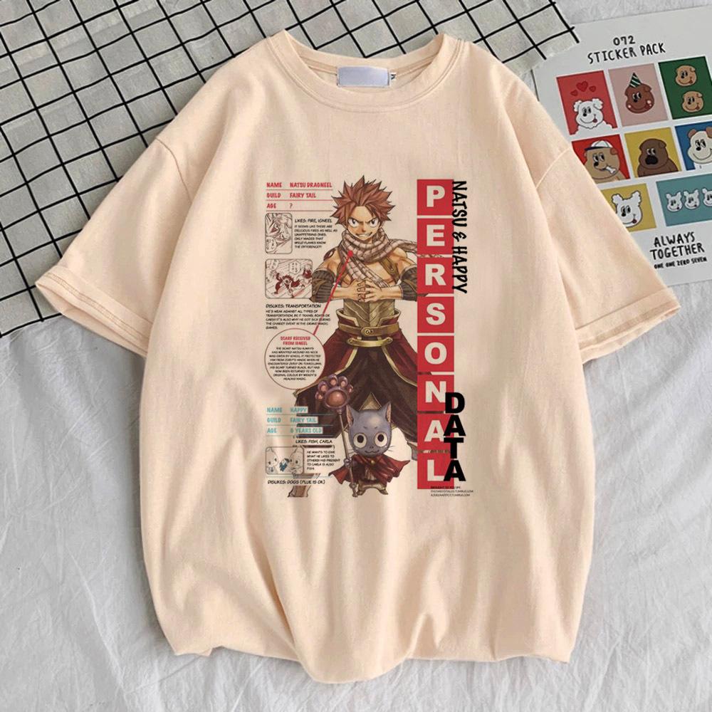 

Fairy Tail t shirt teen kawaii korean clothes harajuku 2000s Colorful t shirt Pastel kawaii aesthetic hip hop 2000s Colorful S