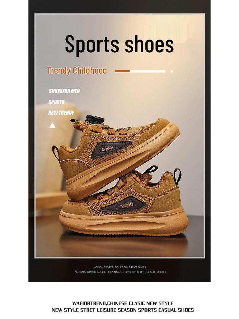 Bobodou Atmungsaktive Mesh-Sportschuhe für Kinder - Lässige Sneakers mit weicher Sohle für Jungen & Mädchen für 2025