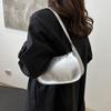 Women Retro Shoulder Bag Faux Leather Underarm Bag Purse Classic Tote Handbag with Zipper Closure for Street Party Work