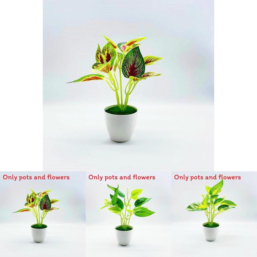 Plush Green Plant Set With Fabric Foliage For Living Room And Gift Ideas