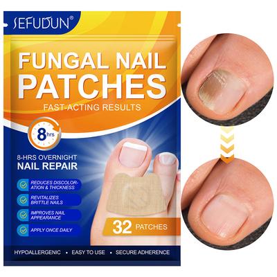 Waterproof Nail Repair Patch Toenail Fungus Patch Nail Ingrown Correction Stickers for Discolored or Damaged Nail Foot Care Tool