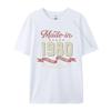 Unisexs T Shirt 43th Birthday Born 1980 Made Tshirts Fall Tops Shirts For Unisex Fashion Normal Tshirt Free Shipping