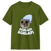 Cute Hamster Meme Tshirt Beach Popular T Shirts Unisex Cotton O Neck Oversize Top Tees Short Sleeve Y2k Basic Tops