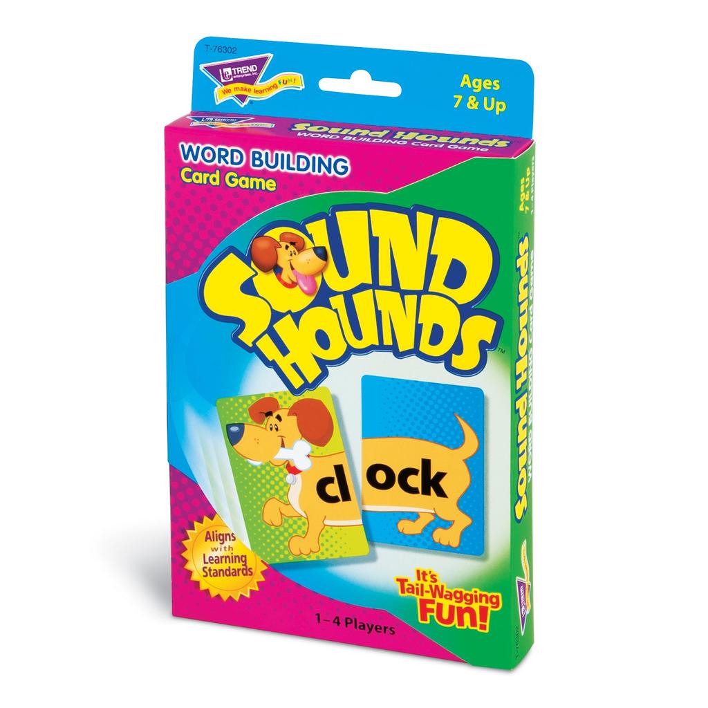 Trend English Vocabulary Card Game Match 2 Cards To Make Words Trend Sound Hounds Learning Game T-76302