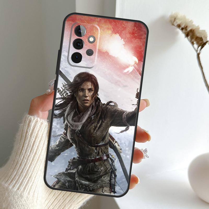 Lara Croft Tomb Raider Case For Samsung Galaxy A16 A26 A36 A56 A55 A35 A15 A54 A34 A14 A52 A32 A12 A13 A33 A53 A17