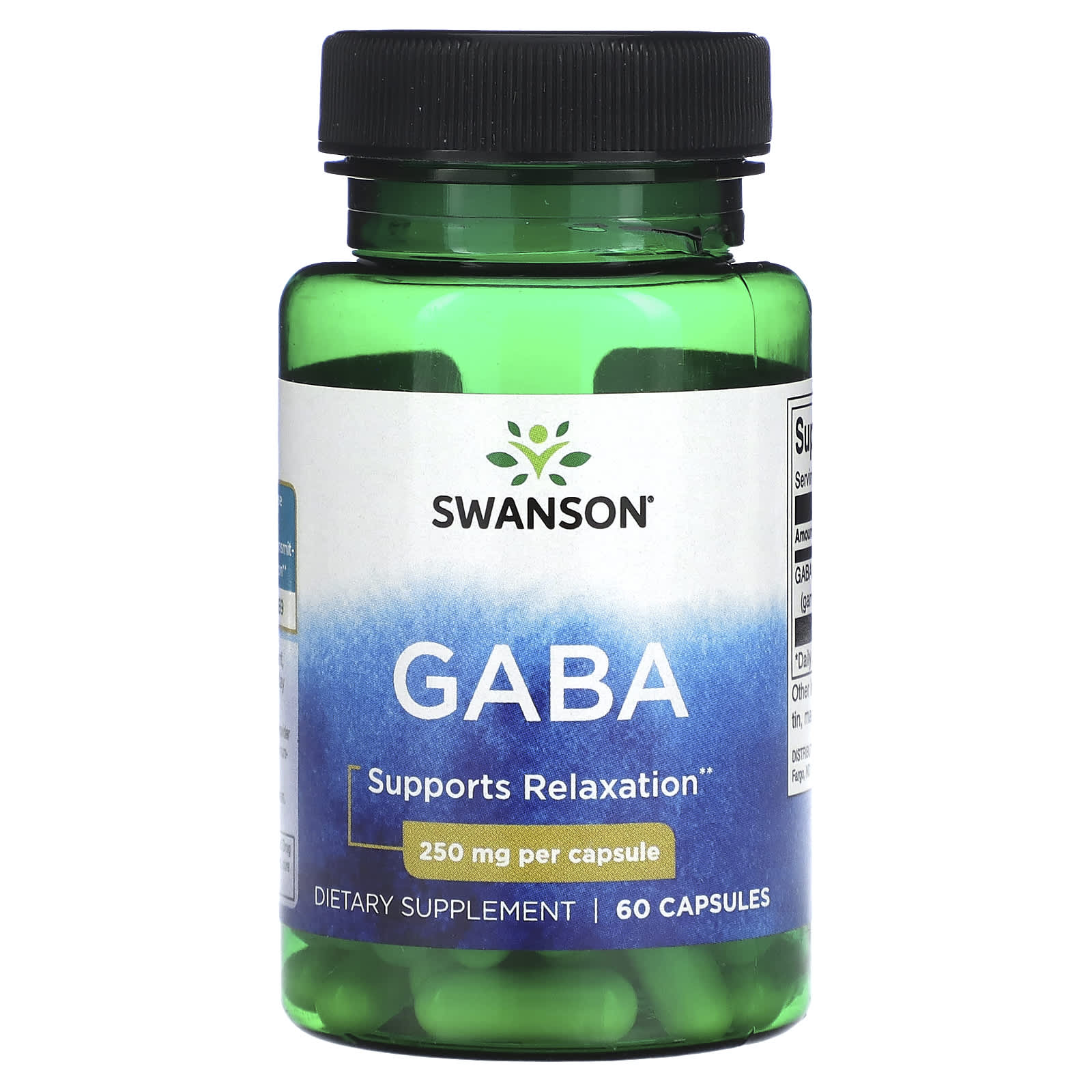 

Gaba, 250Mg, 60 Capsules