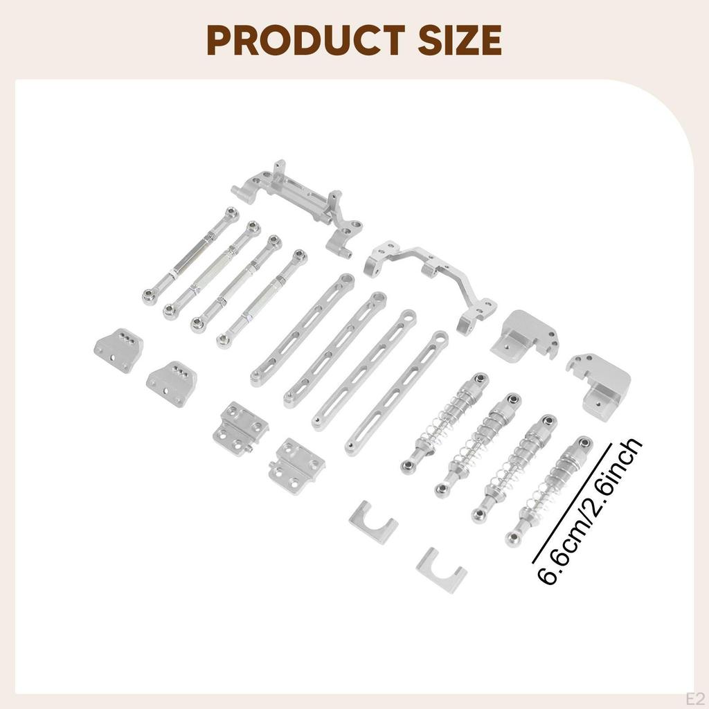 RC Car Axle Rod Aluminum Alloy Upgrade Replace High Performance Accessory Part for 1/12