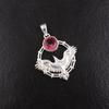 Pink Tourmaline Gemstone 925 Sterling Silver Jewelry Handmade Pendant 1.43" Gift CP-38-7