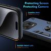 KEYSION Shockproof Armor Case for ZTE Blade V70 Vita Silicone+PC Camera Protection Ring Stand Phone Cover for Blade V70 Design