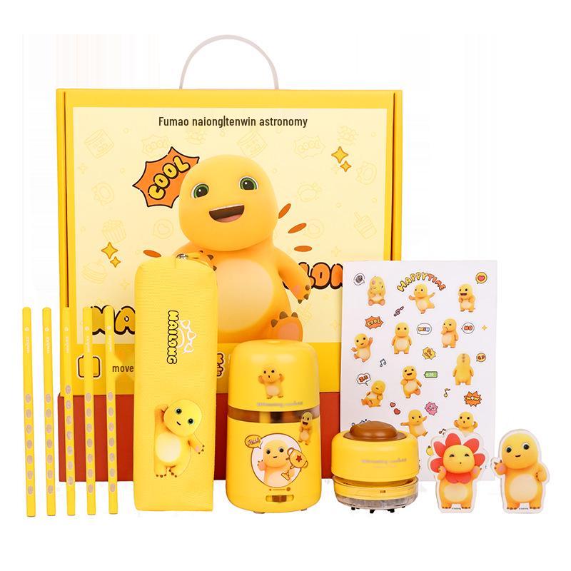 Astronomy Dragon Electric Stationery Gift Box: Children s Day Automatic Pencil Sharpener Set