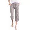 Calças e Capris Casuais Femininos DICFY com Estampa Lisa