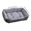 Dog Bed Mat, Warm Plush Crate Pad, Small & Cat, All Seasons Comfort Yellow 60x45cm